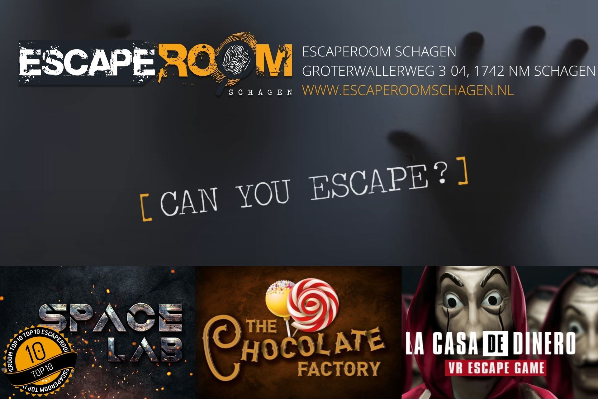 Escape Room Schagen banner